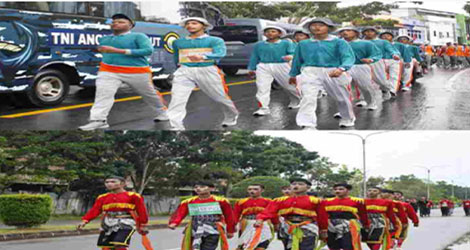 Lomba Gerak Jalan HUT RI ke-80 di Tanjungpinang Diikuti 442 Regu
