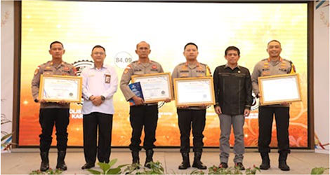 Polres Karimun Raih Penghargaan Tertinggi dalam Penganugerahan Predikat Kepatuhan Pelayanan Publik 2024