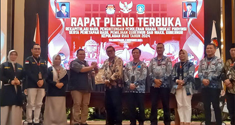 KPU Kepri Rampungkan Rekapitulasi Suara, Ansar-Nyanyang Memenangi Pemilihan Gubernur Kepri 2024
