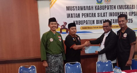 Kuswanto Terpilih Secara Aklamasi sebagai Ketua IPSI Bintan Priode 2025-2029