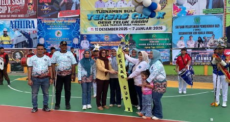 Turnamen Bola Voli Teksas Cup X Diikuti Oleh 25 Tim Putra Putri