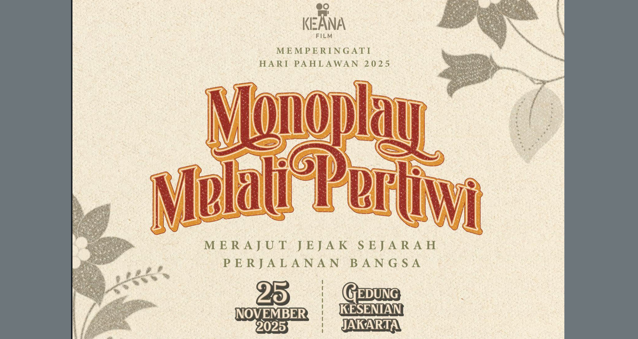 Marcella Zalianty Hadirkan 'Monoplay Melati Pertiwi', Angkat Kisah Enam Pahlawan Nasional Perempuan