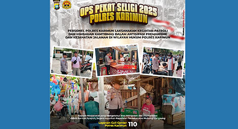 Polres Karimun Gencar Sosialisasikan Pencegahan Premanisme Lewat Operasi Pekat Seligi 2025
