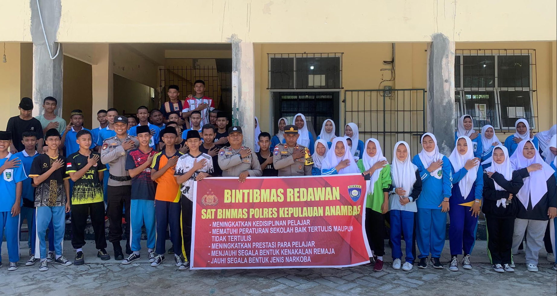 Polres Anambas Goes To School Beri Penyuluhan Bahaya Narkoba