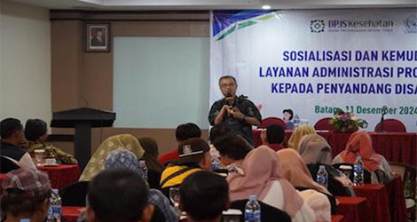 BPJS Kesehatan Gandeng PPDI Sosialisasikan JKN untuk Penyandang Disabilitas di Batam