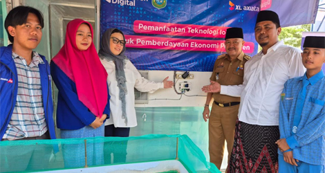 XL Axiata Terapkan Solusi IoT Budidaya Maggot di Pesantren Lampung