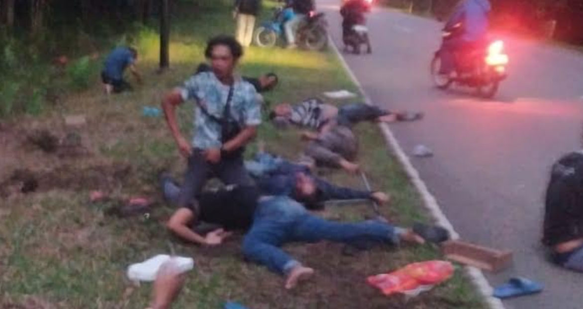 Mobil Terbalik, Belasan Pekerja Proyek di Kawasan Wisata Lagoi Dilarikan ke Rumah Sakit