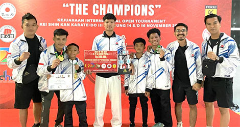 5 Atlet Karate Forki Kepri Raih 4 Medali di Internasional III Kei Shin Kan Karate-Do Indonesia 2024