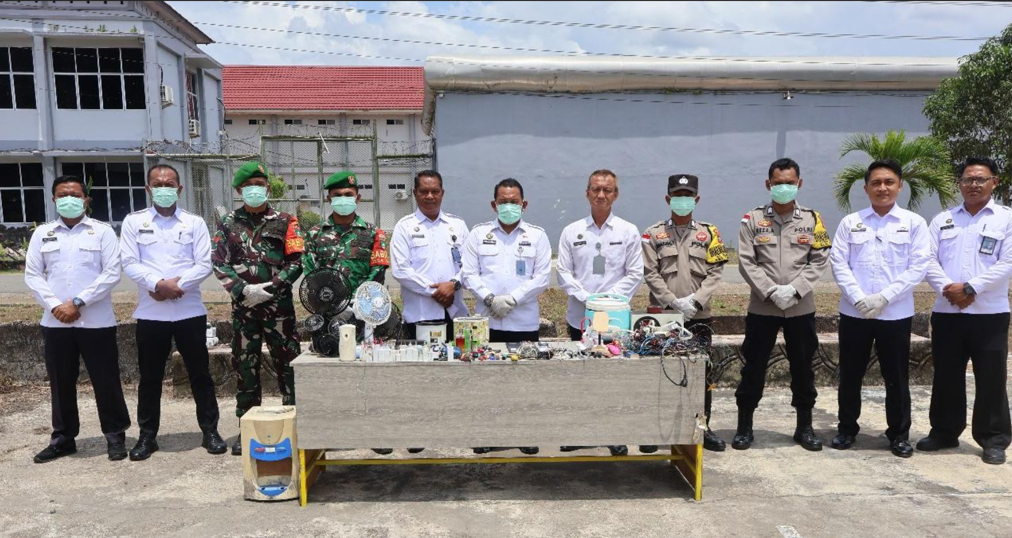 Lapas Narkotika Tanjungpinang Musnahkan Barang Hasil Razia Blok Hunian