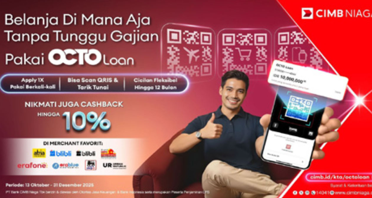CIMB Niaga Luncurkan Fitur Baru OCTO Loan, Limit Pinjaman Kini Bisa Digunakan untuk Transaksi QRIS
