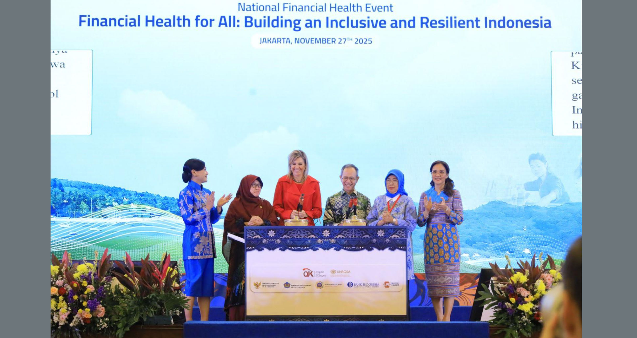 OJK dan Ratu Maxima Sepakati Pengembangan Program Financial Health di Indonesia