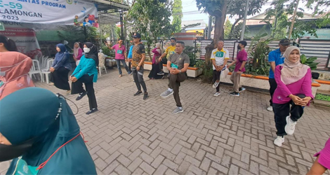 Kodim Lamongan Gelorakan Gerakan Masyarakat Hidup Sehat