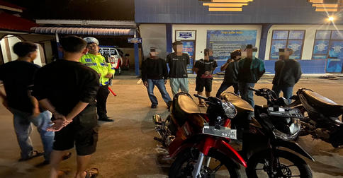 Polres Karimun Amankan 4 Motor yang akan Digunakan Balapan Liar di Jalan PT Oiltanking