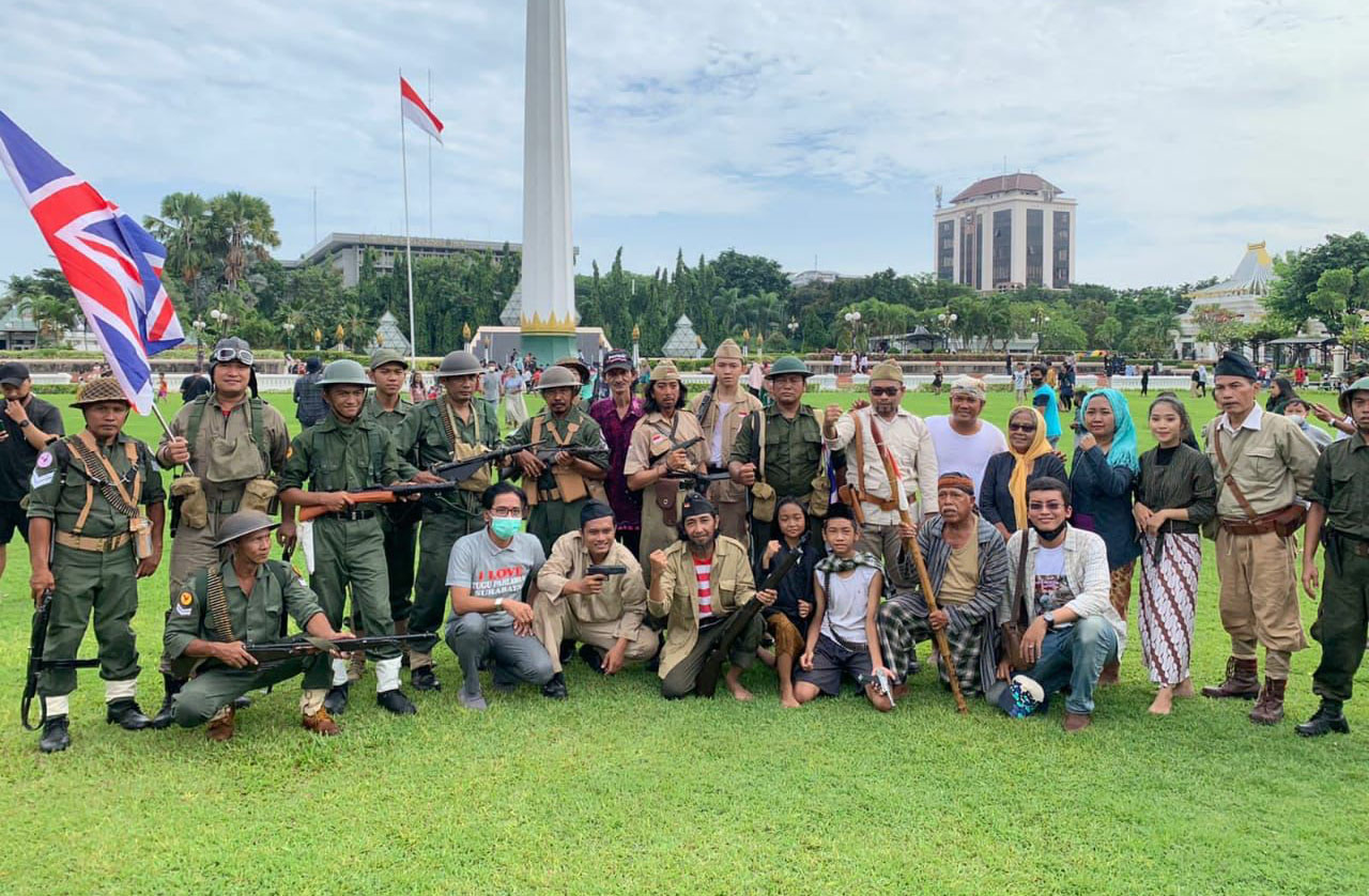 Spirit Perjuangan Sang Alap-alap Simokerto Hadir Kembali di Tugu Pahlawan Surabaya