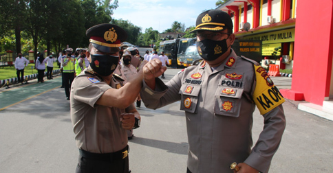Masuki Masa Purna Bhakti, Ipda Waluyo Terima Kenaikan Pangkat Iptu