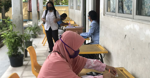 Persiapan KBM Tatap Muka, Sekolah di Batam Sebar Surat Pernyataan untuk Orang Tua