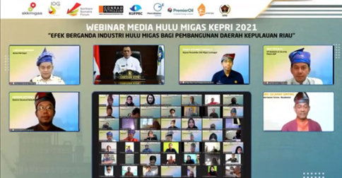 KKKS Wilayah Kepri dan SKK Migas Sumbagut Gelar Webinar Lomba Karya Jurnalistik untuk Wartawan di Kepri