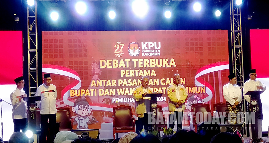 Siang Ini, KPU Karimun Gelar Debat Paslon Bupati dan Wakil Bupati di Ballroom Hotel Aston