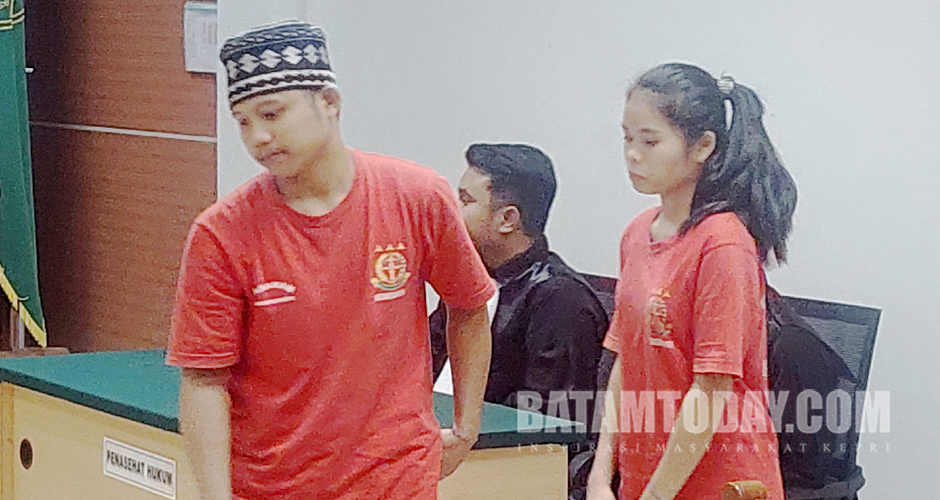 Gadaikan Motor Sewaan, Sepasang Kekasih di Batam Divonis Satu Tahun Penjara