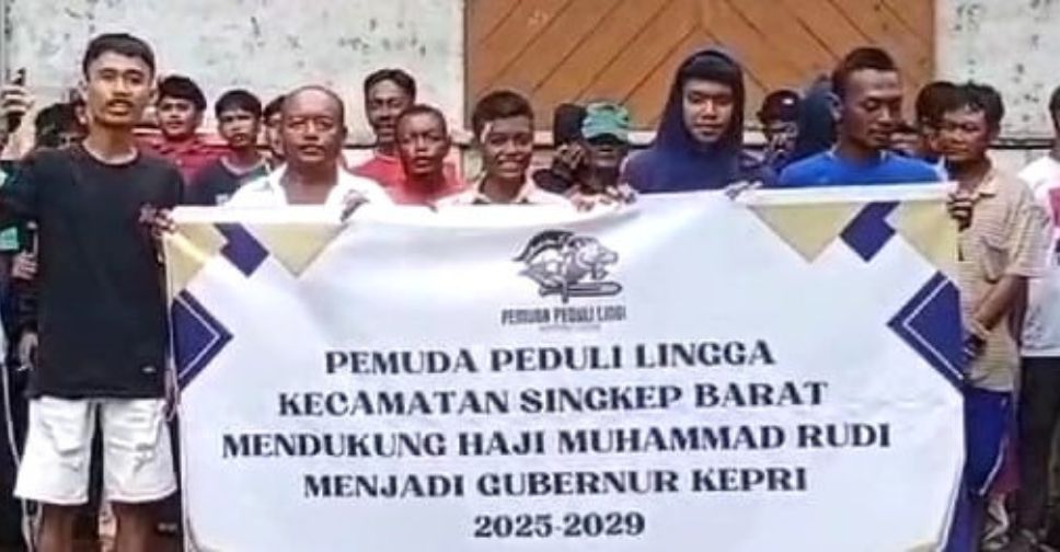 Pemuda dan Buruh Lingga Gelar Deklarasi Satukan Tekad Menangkan H. Muhammad Rudi