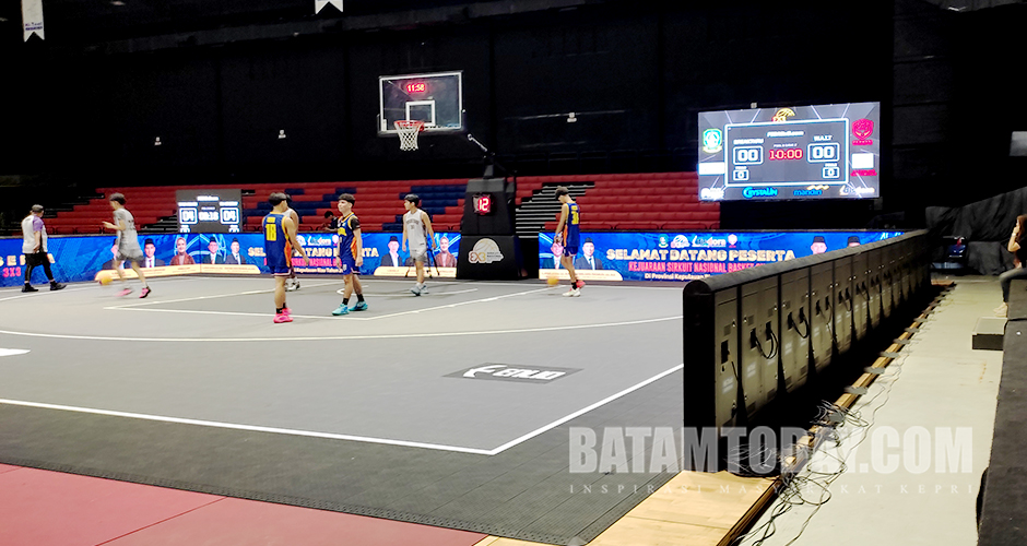 Tuan Rumah Pembuka Sirkuit Nasional Bola Basket 3X3, Perbasi Batam Bidik Atlet Muda