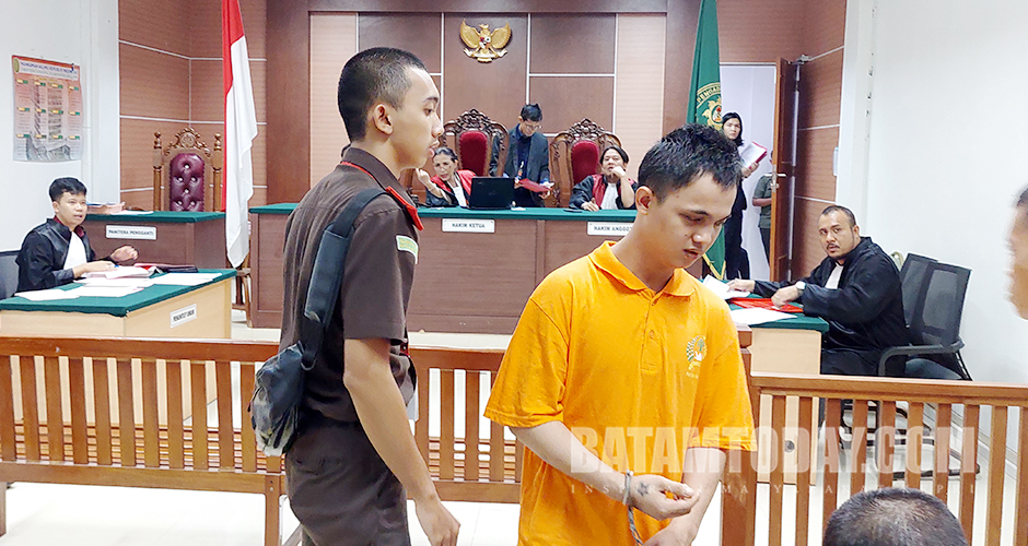 Pelaku Pembunuhan Berencana di Hotel Sagulung, M. Ikhsan Dituntut 18 Tahun Penjara
