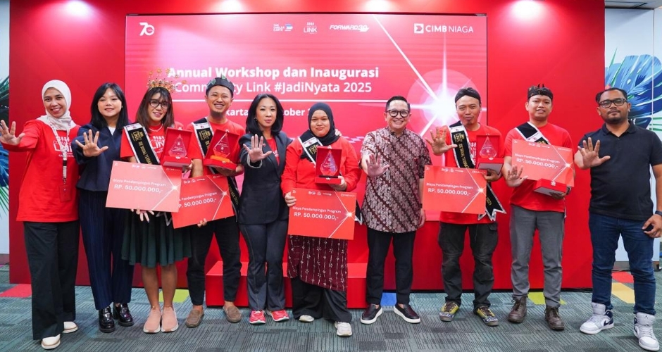 CIMB Niaga Umumkan 3 Ide Sosial Terbaik Community Link #JadiNyata 2025