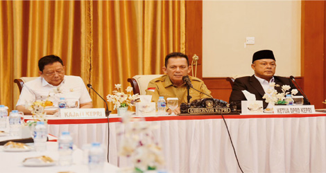 Gubernur Ansar Minta Dukungan Pengawasan Cegah Kejahatan Trans Nasional