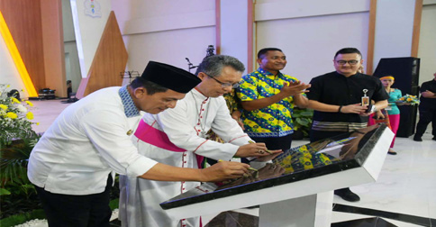Gubernur Ansar Ahmad Resmikan Gedung Baru SMA Katolik Yos Sudarso Kota Batam