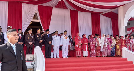 Upacara HUT ke-80 RI di Kepri, Gubernur Ansar Dorong Optimalisasi Potensi Daerah Perbatasan
