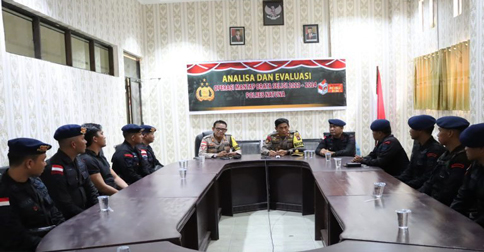 Amankan Pemilu 2024, Polres Natuna Terima BKO 15 Personel Brimob Polda Kepri