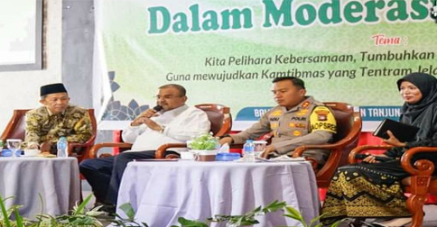 Silaturahmi dalam Moderasi Beragama, Rafiq: Jangan Mudah Terprovokasi Berita Hoax