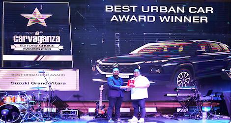Suzuki Grand Vitara Raih Penghargaan Best Urban Car, Pilihan Utama Gaya Hidup Modern