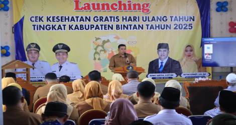 Pemkab Bintan Luncurkan Program Cek Kesehatan Gratis untuk Tiga Kategori