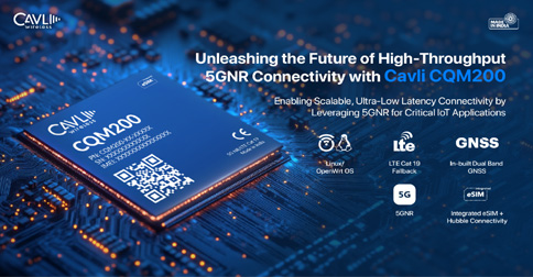 Pelopori Standar Baru dalam Konektivitas Bandwidth Tinggi dengan Modul IoT Seluler Cavli CQM200 5G NR