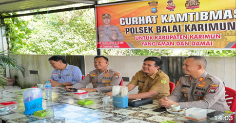 Curhat Kamtibmas Kapolres Karimun, Warga Kecamatan Karimun Keluhkan Kenakalan Pelajar