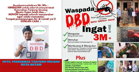 Kasus DBD Meningkat, Lurah Tanjunguncang Imbau Masyarakat Jaga Kebersihan