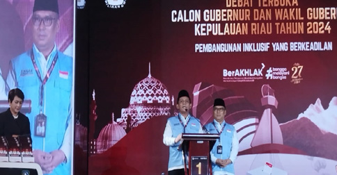 Isu Rempang Bergulir di Debat Terbuka Calon Gubernur dan Wakil Gubernur Kepri