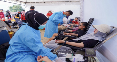 Peringatan HUT ke-49, PT Timah Gelar Kegiatan Donor Darah di Belinyu Bangka