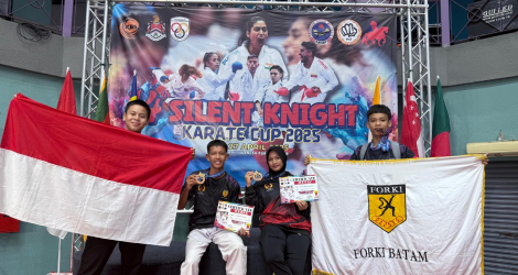 Membanggakan, Atlet Forki Batam Boyong Dua Emas dari Ajang Kejuaraan Internasional di KL Malaysia
