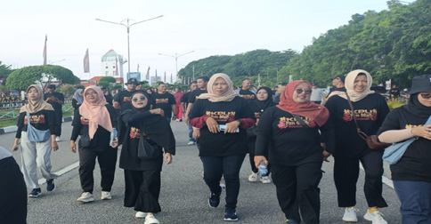 Gelar Fun Walk, KPU Karimun Ajak Masyarakat Gunakan Hak Pilih di Pilkada 2024