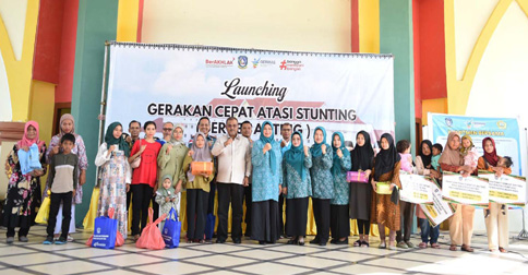Ketua PKK Kepri Luncurkan Gerakan Cepat Atasi Stunting di Kabupaten Karimun