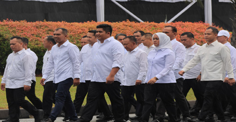 Bupati dan Wakil Bupati Bintan Terpilih Ikuti Gladi Bersih Prosesi Pelantikan