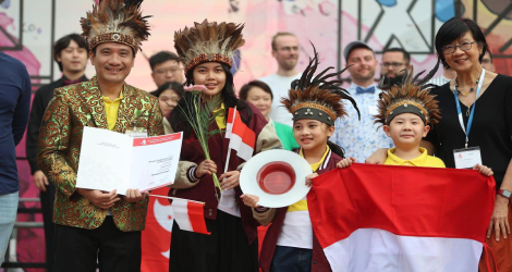 Anak-anak Global Indo Asia Harumkan Nama Indonesia di Eropa