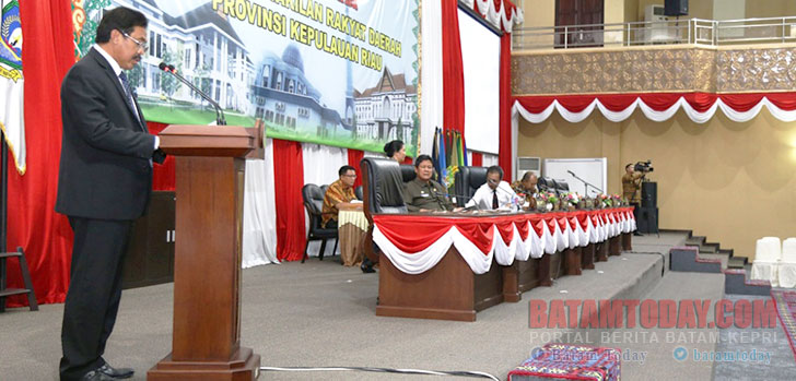 Paripurna Penyampaian LKPj 2017 dan Ranperda Pengelola Barang Milik Daerah