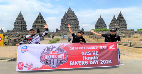 One Heart Community Kepri Hadiri Honda Bikers Day Nasional 2024 di Klaten Jawa Tengah
