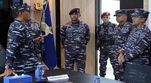 Kunker ke Natuna, Panglima Koarmada I Tinjau Sarpras Mako Guspurla Selat Lampa