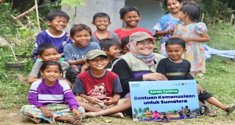BMM Salurkan Bantuan untuk Penyintas Bencana di Sumatera