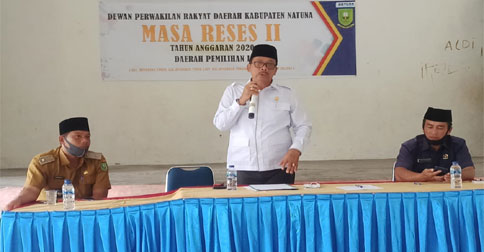 Jarmin Sidik Tampung Aspirasi Masyarakat Kampung Sebala Natuna