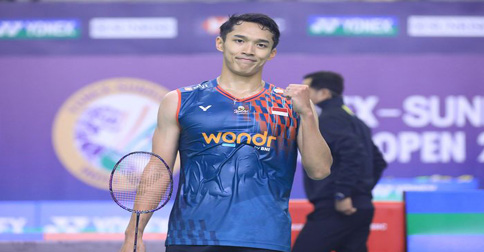 Comeback Dramatis, Jonatan Christie Lolos 16 Besar Indonesia Masters 2025